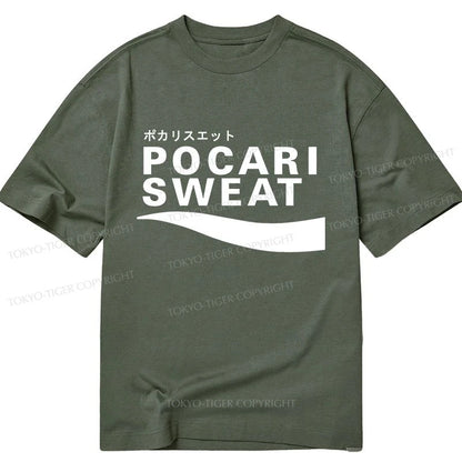 Tokyo-Tiger Japanese Pocari Sweat Logo Classic T-Shirt