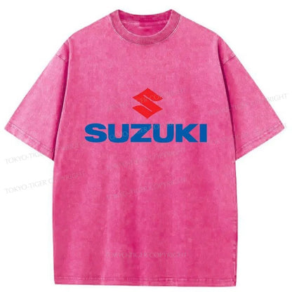 Tokyo-Tiger Suzuki Logo Japan Washed T-Shirt