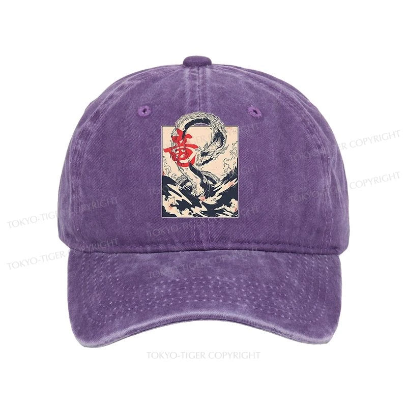 Tokyo-Tiger Sea Dragon Japanese Washed Cap