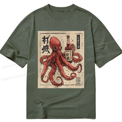 Tokyo-Tiger Osaka Saké Octopus Classic T-Shirt