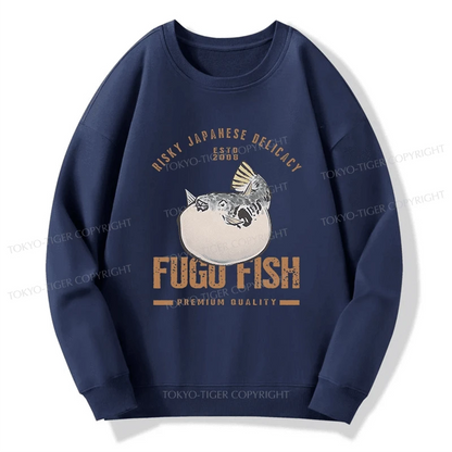 Tokyo-Tiger Fugu Fish Japanese Sweatshirt