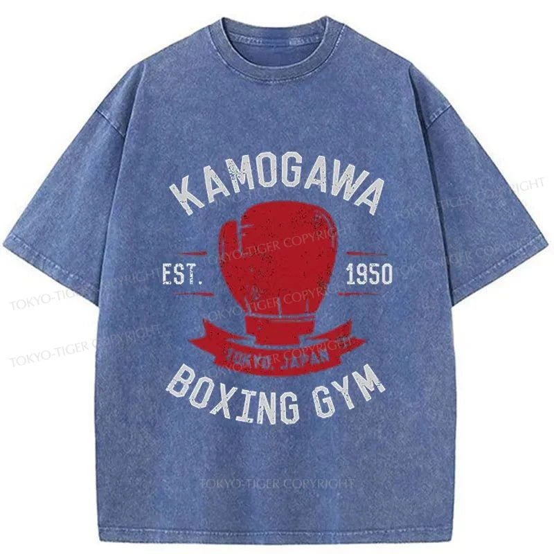 Tokyo-Tiger Kamogawa Boxing Gym Washed T-Shirt