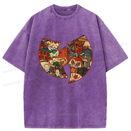 Tokyo-Tiger Wutang Clan Japanese Washed T-Shirt