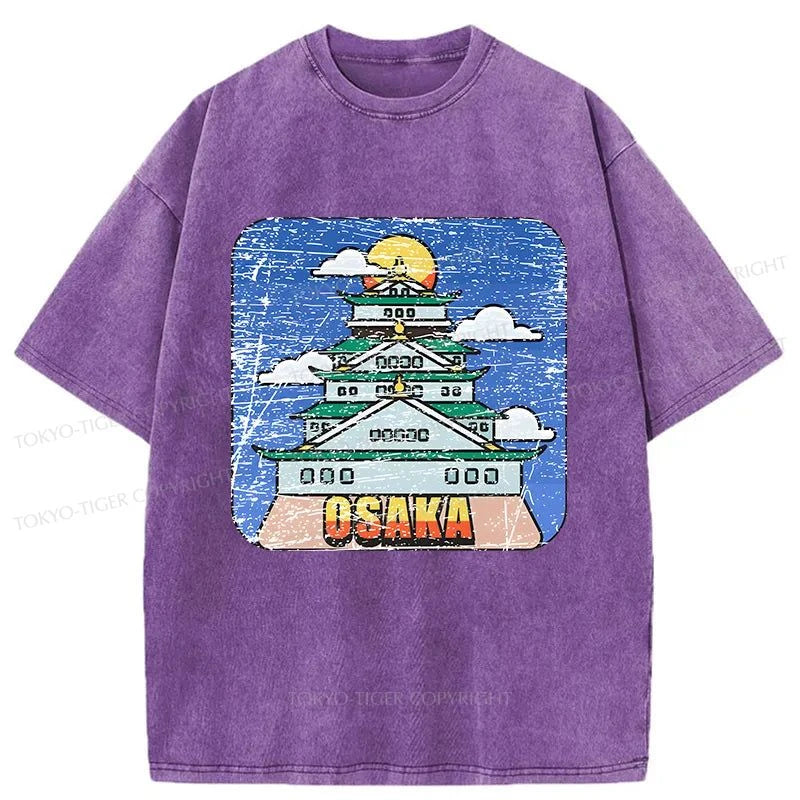 Tokyo-Tiger Osaka Castle Park Washed T-Shirt