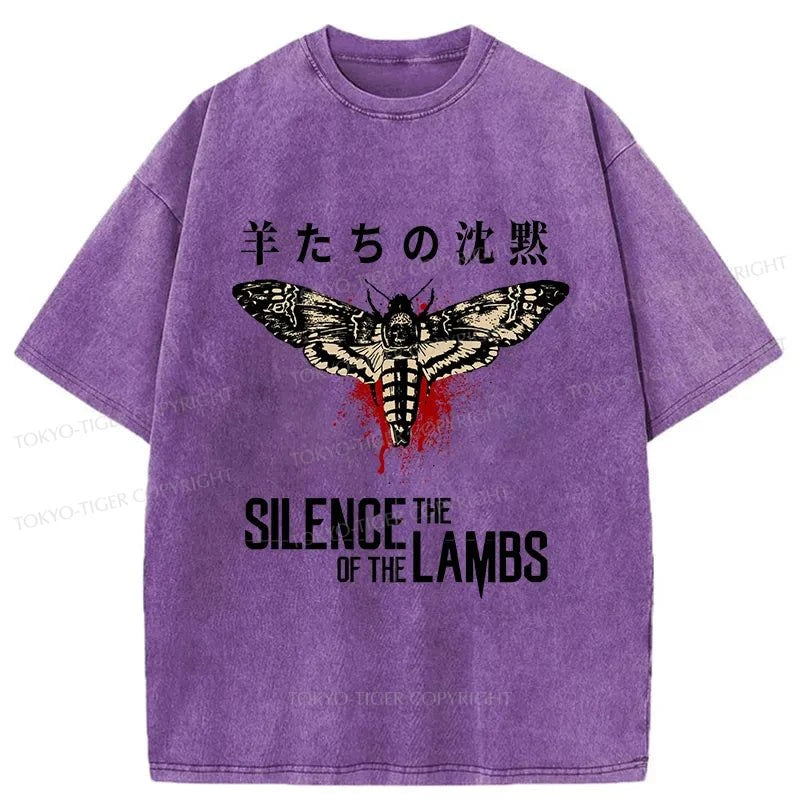 Tokyo-Tiger Ghost Moth Japanese Washed T-Shirt