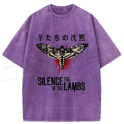 Tokyo-Tiger Ghost Moth Japanese Washed T-Shirt