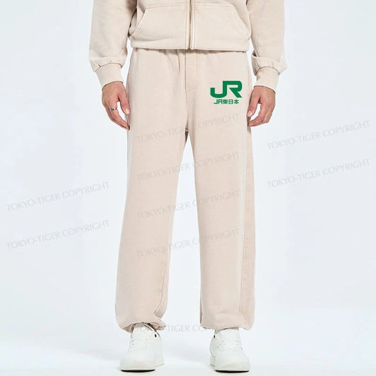 Tokyo-Tiger East Japan Railway Company Washed Sweatpants