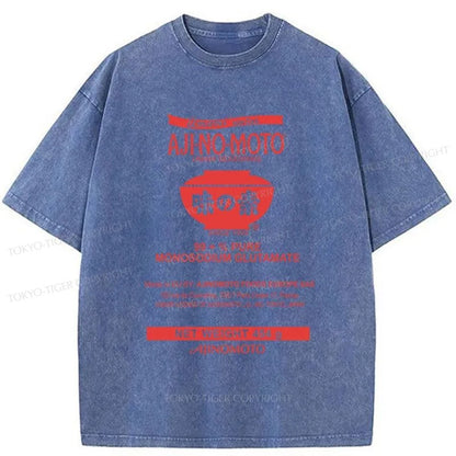 Tokyo-Tiger Monosodium Glutamate Japanese Washed T-Shirt