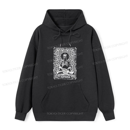 Tokyo-Tiger Sayagata Buddha Graphic Classic Hoodie