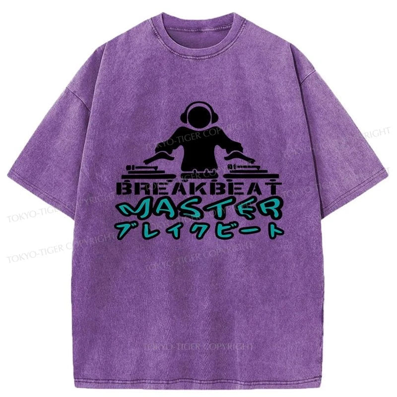 Tokyo-Tiger Breakbeat Master Washed T-Shirt