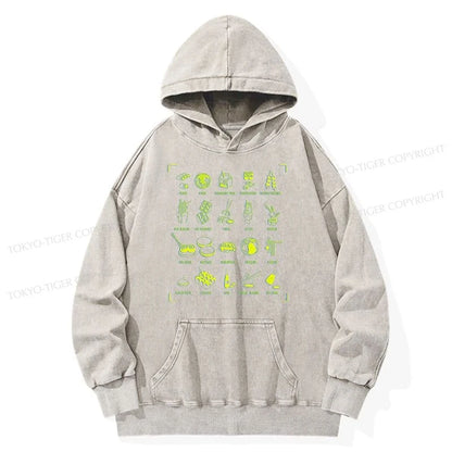 Tokyo-Tiger Tokyo Cuisine Washed Hoodie