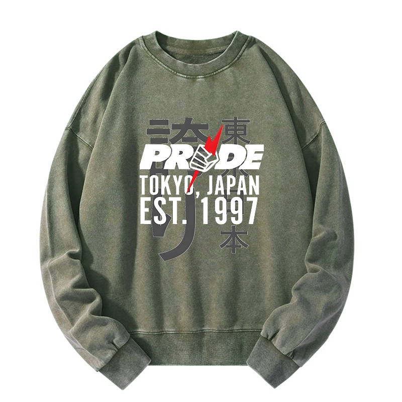 Tokyo-Tiger Pride FC Tokyo Japan Washed Sweatshirt