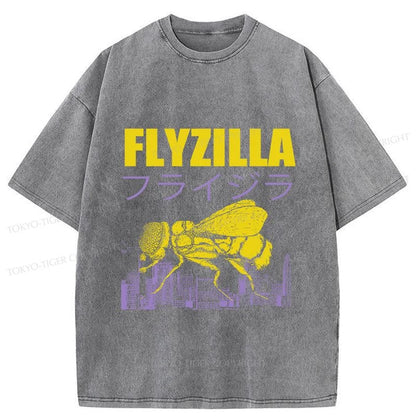 Tokyo-Tiger Giant Fly Japanese Washed T-Shirt