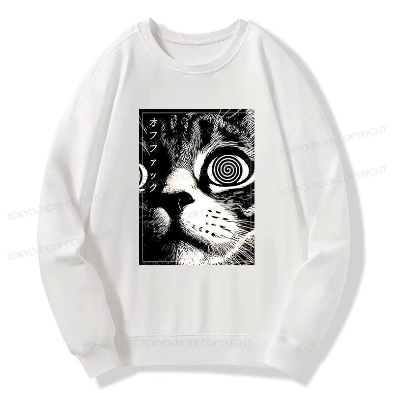 Tokyo-Tiger Scary Cat Japan Sweatshirt