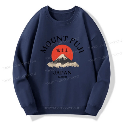 Tokyo-Tiger Japan Mount Fuji Sun Unisex Sweatshirt