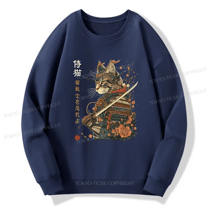 Tokyo-Tiger Cat Samurai Japanese Art Sweatshirt