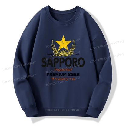 Tokyo-Tiger Sapporo Beer Star Japanese Sweatshirt