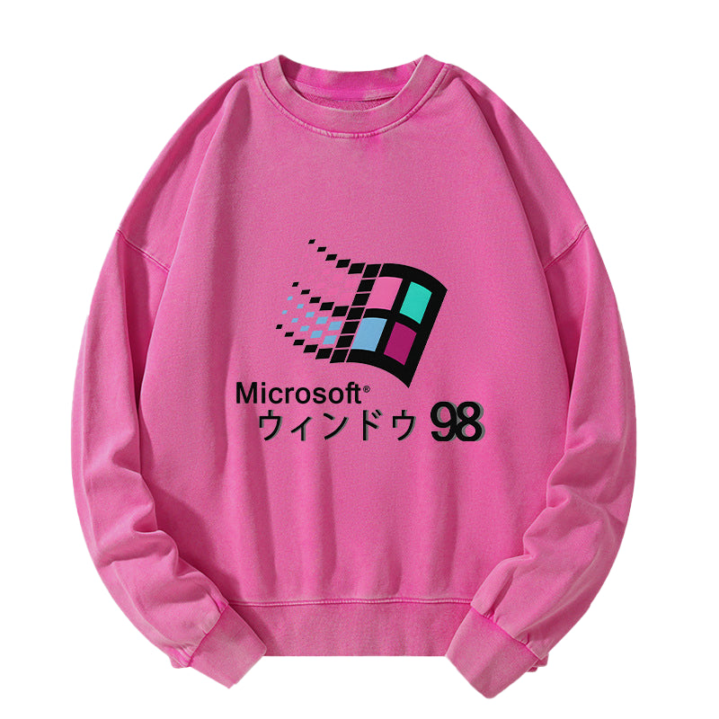 Tokyo-Tiger Microsoft Windows 98 Washed Sweatshirt