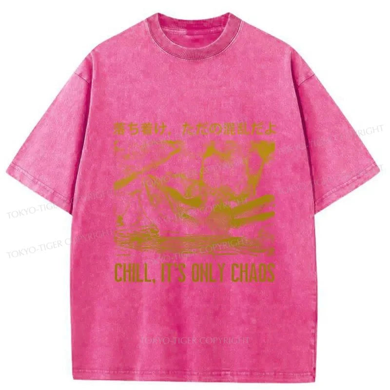 Tokyo-Tiger Cool Frog Japanese Washed T-Shirt