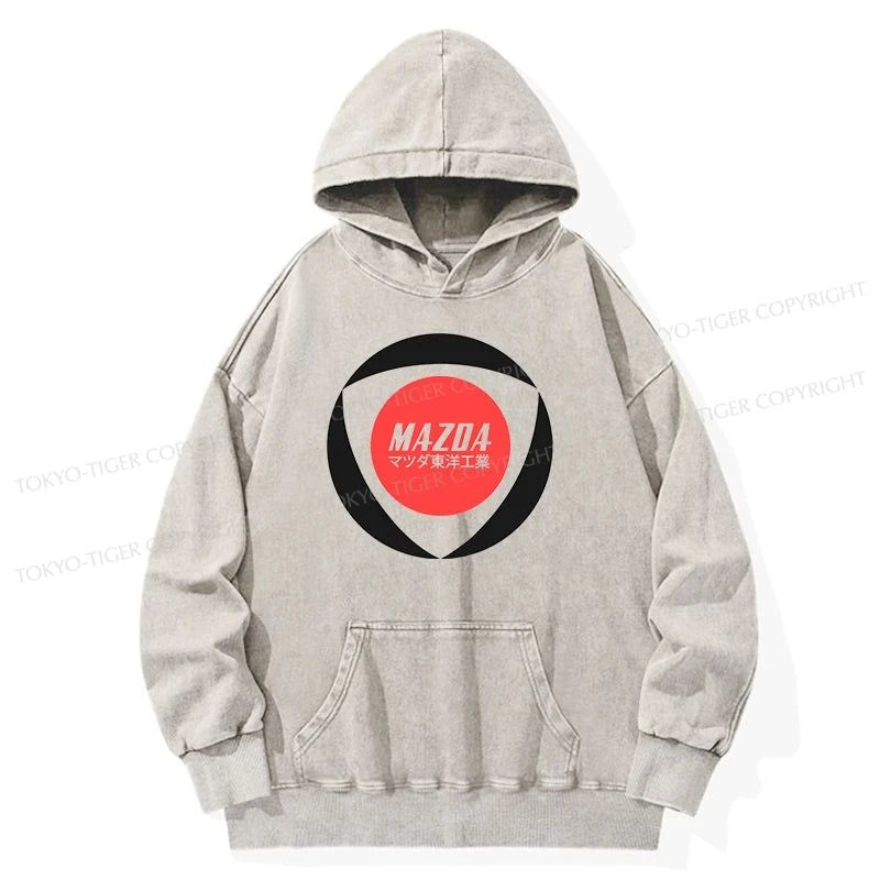 Tokyo-Tiger Rotary Japan Car Washed Hoodie