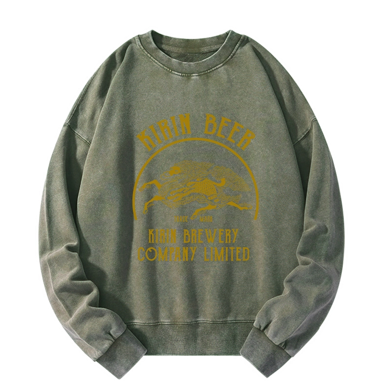 Tokyo-Tiger Kirin Beer Company Washed Sweatshirt