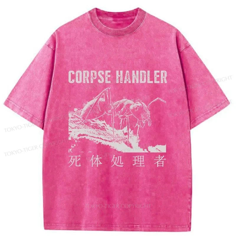 Tokyo-Tiger Corpse Disposer Ants Washed T-Shirt