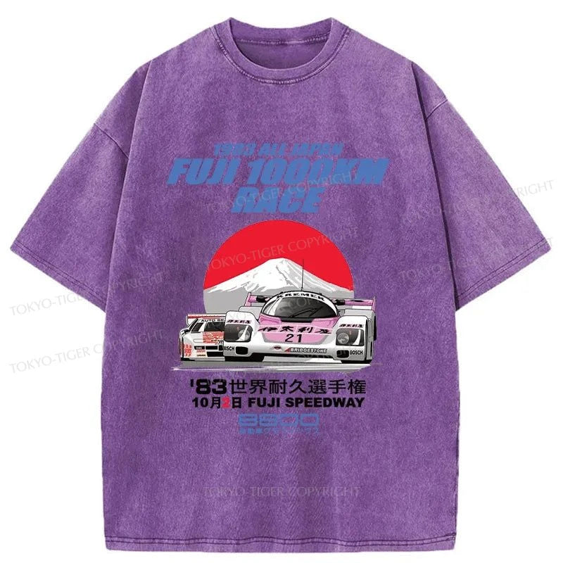 Tokyo-Tiger 1983 Fuji 1000km Race Washed T-Shirt