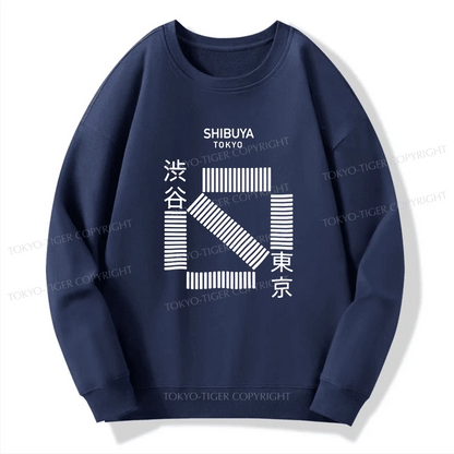 Tokyo-Tiger Japanese Shibuya Crossing Sweatshirt