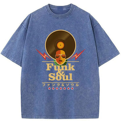 Tokyo-Tiger Funk Soul Music Japan Washed T-Shirt