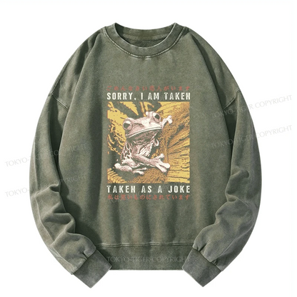 Tokyo-Tiger The Tragic Frog Japanese Washed Sweatshirt