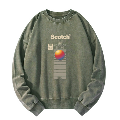 Tokyo-Tiger VHS Scotch E180 Washed Sweatshirt