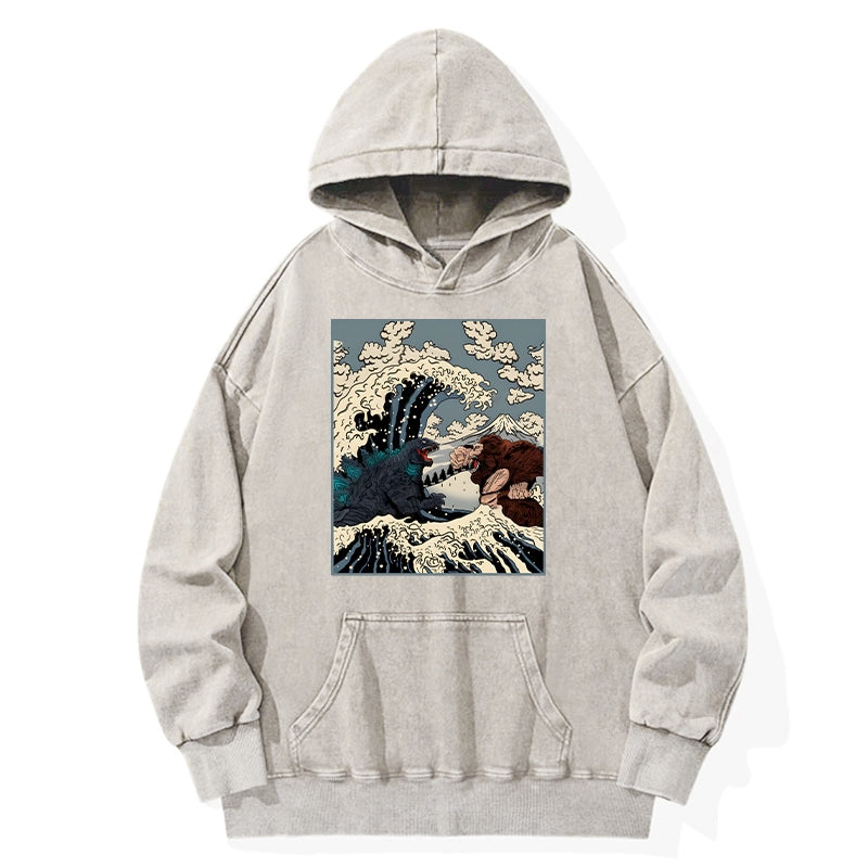 Tokyo-Tiger The Great Fight Washed Hoodie