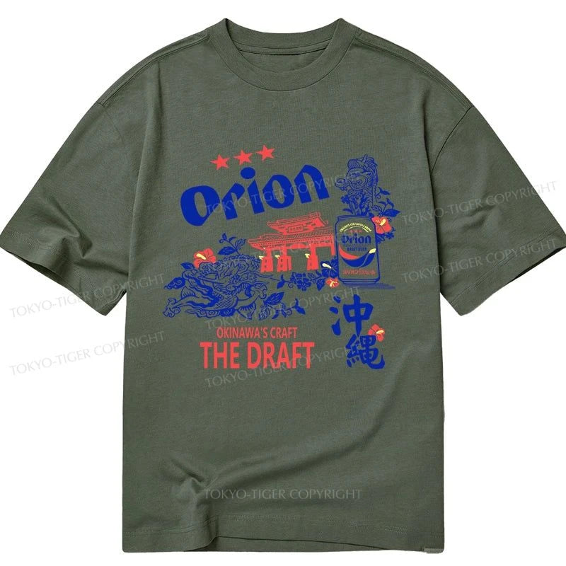 Tokyo-Tiger Orion Beer With Okinawa Classic T-Shirt