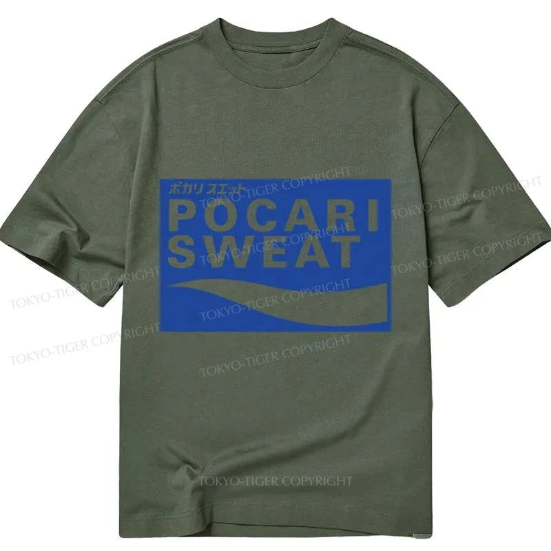 Tokyo-Tiger POCARI SWEAT Logo Classic T-Shirt