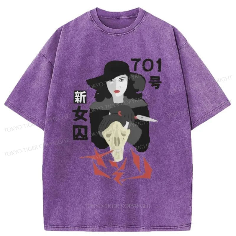 Tokyo-Tiger Female Prisoner Meiko Washed T-Shirt