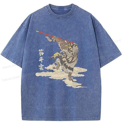 Tokyo-Tiger Great Sage Equalling Heaven Washed T-Shirt