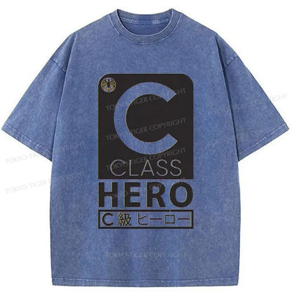 Tokyo-Tiger C Class Hero Faction Japanese Washed T-Shirt