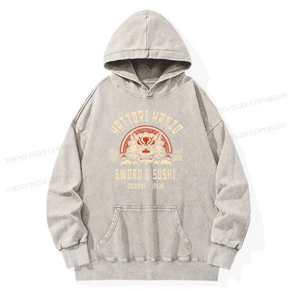 Tokyo-Tiger Hattori Hanzo Sword Washed Hoodie