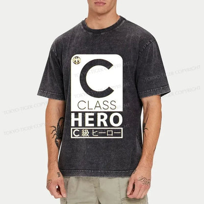 Tokyo-Tiger C Class Hero Faction Japanese Washed T-Shirt