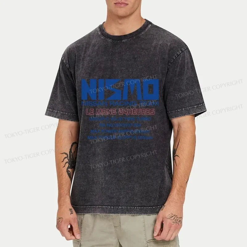 Tokyo-Tiger Nismo Logo Japanese Washed T-Shirt