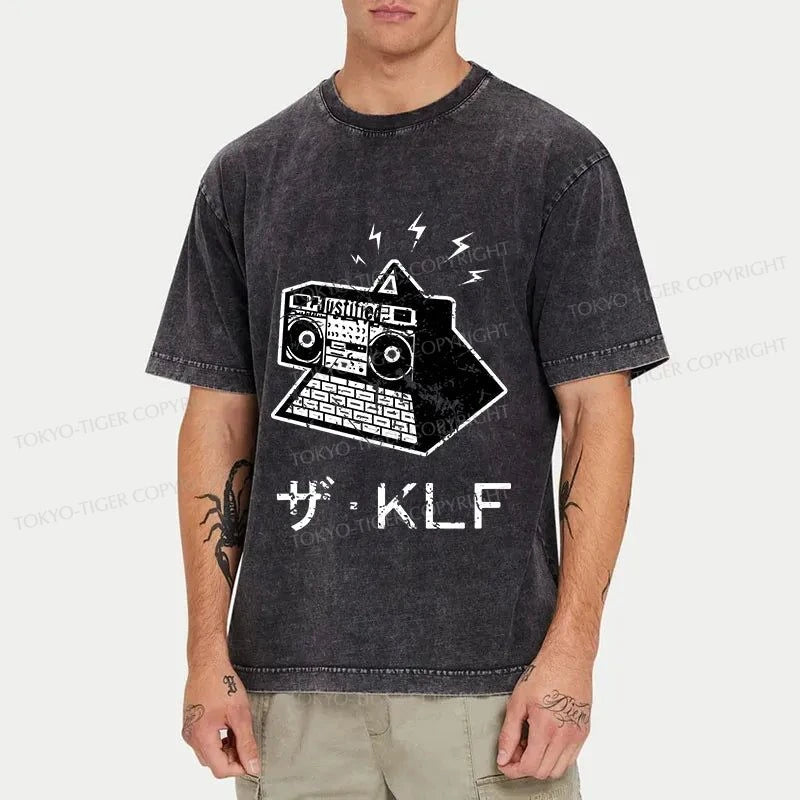 Tokyo-Tiger KLF Logo Japanese Washed T-Shirt