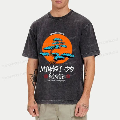 Tokyo-Tiger Miyagi-do Karate Japan Washed T-Shirt