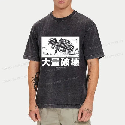 Tokyo-Tiger Mass Destruction Japan Washed T-Shirt