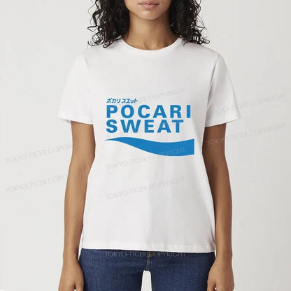 Tokyo-Tiger POCARI SWEAT Blue Classic T-Shirt