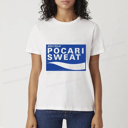 Tokyo-Tiger POCARI SWEAT Logo Classic T-Shirt