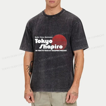 Tokyo-Tiger Tokyo Shapiro Japanese Washed T-Shirt