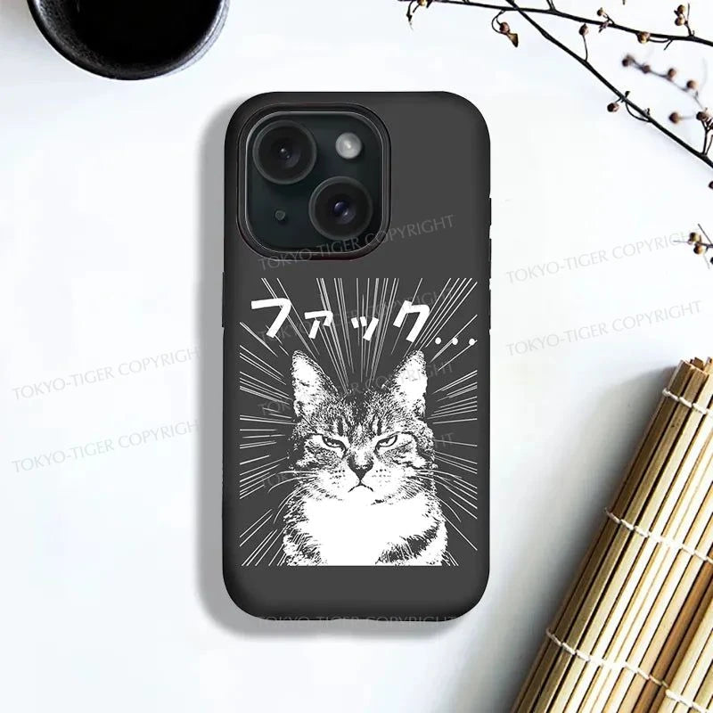 Tokyo-Tiger Angry Cat Phone Case