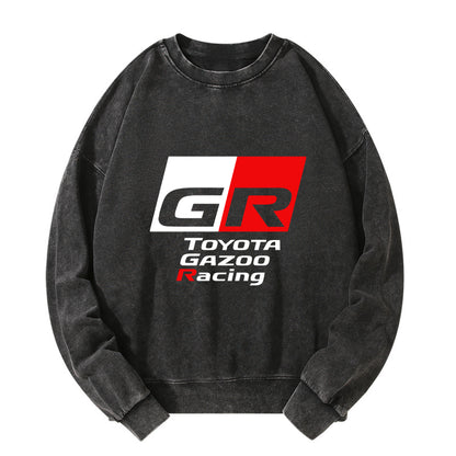 Tokyo-Tiger Toyota Gazoo Racing GR Logo Washed Sweatshirt