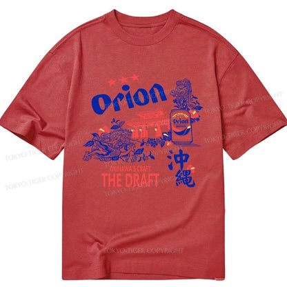 Tokyo-Tiger Orion Beer With Okinawa Classic T-Shirt