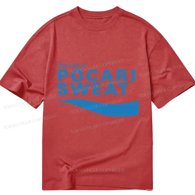 Tokyo-Tiger POCARI SWEAT Blue Classic T-Shirt